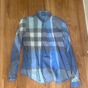 Plaid Burberry brit blouse